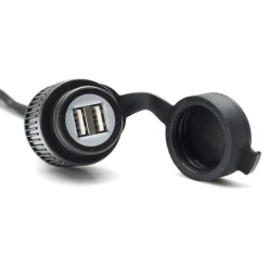 Double USB Charging Socket with Cable Harness