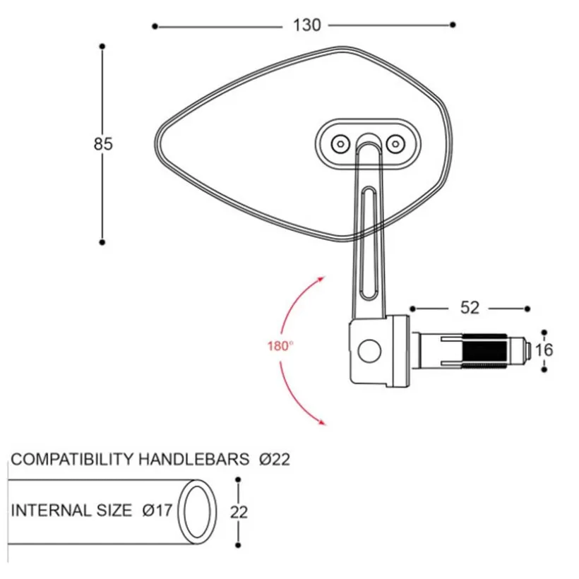 Skin-X Bar End B-Lux